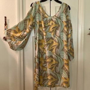 MANITA Short Dress with belt 3/4 sleeves  size M - L